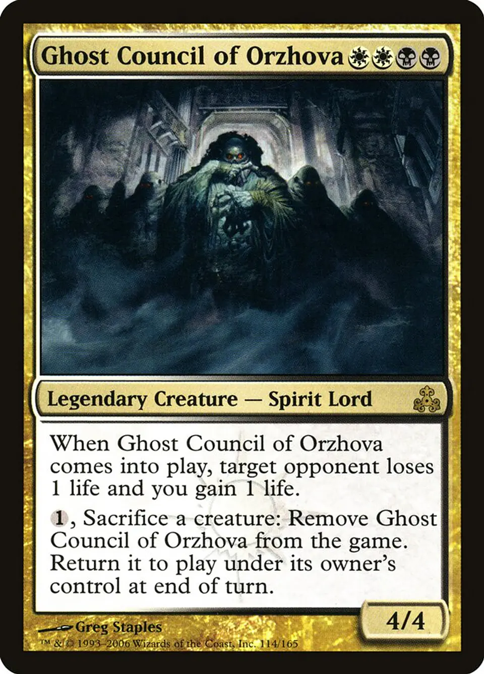 Ghost Council of Orzhova | Inglés | EX | GPT 1