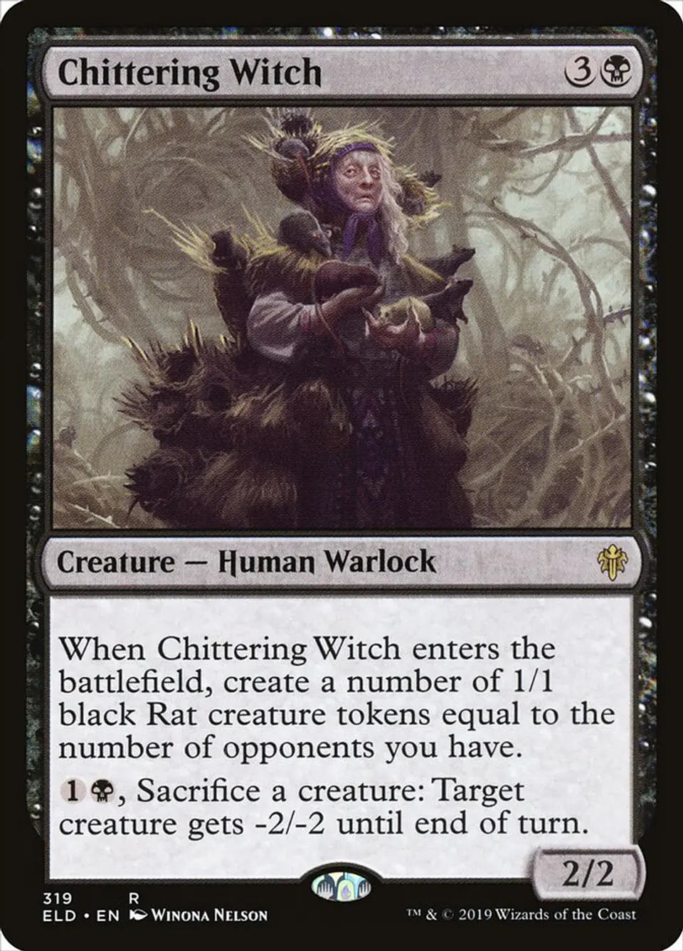 Chittering Witch | Inglés | EX | ELD 1