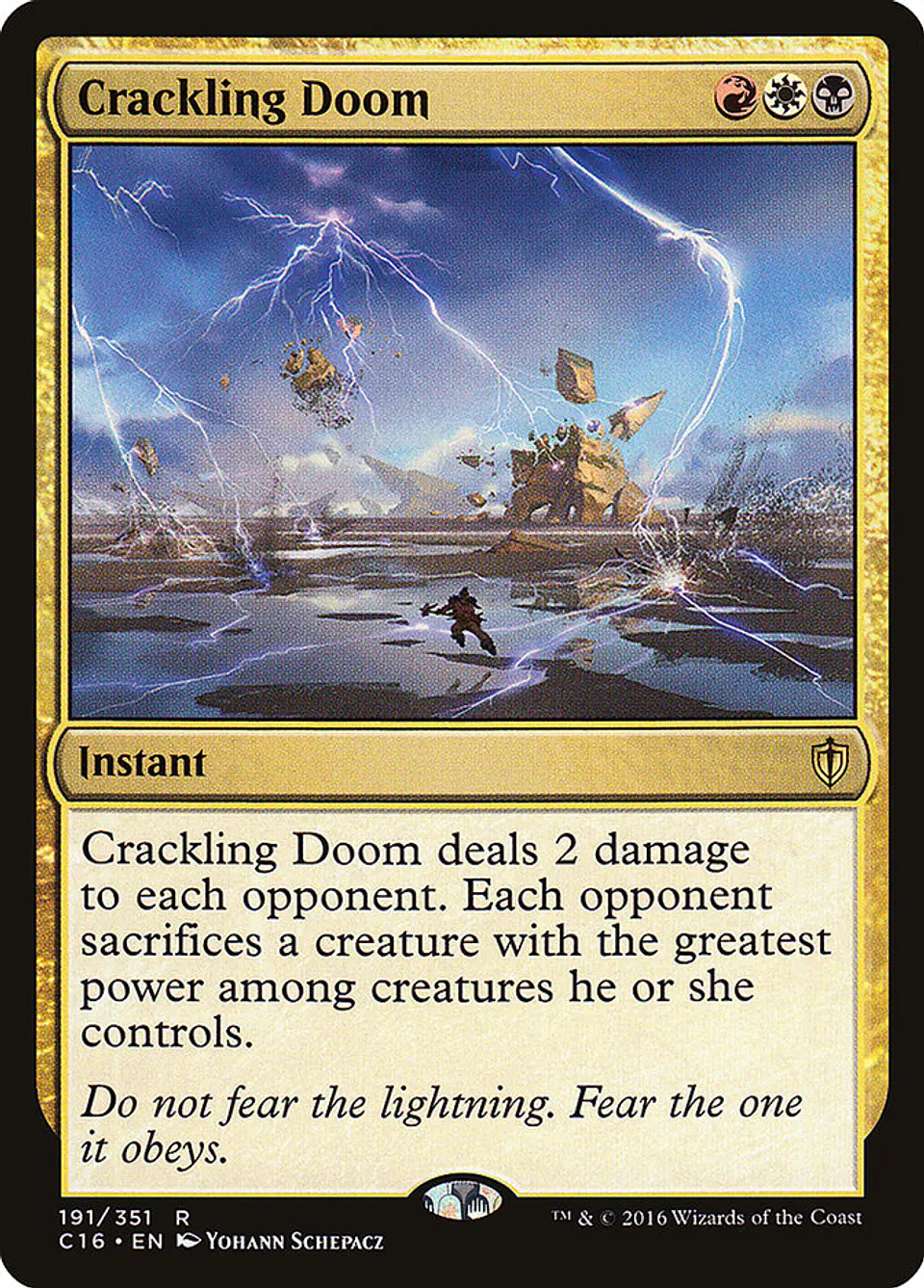 Crackling Doom | Inglés | EX | C16 1