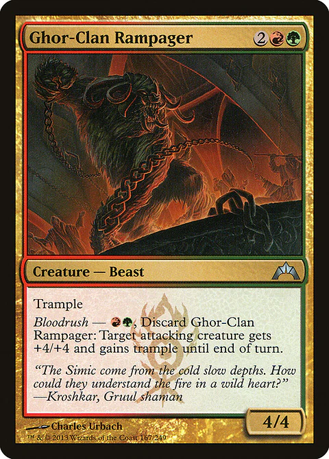 Ghor-Clan Rampager | Inglés | EX | GTC