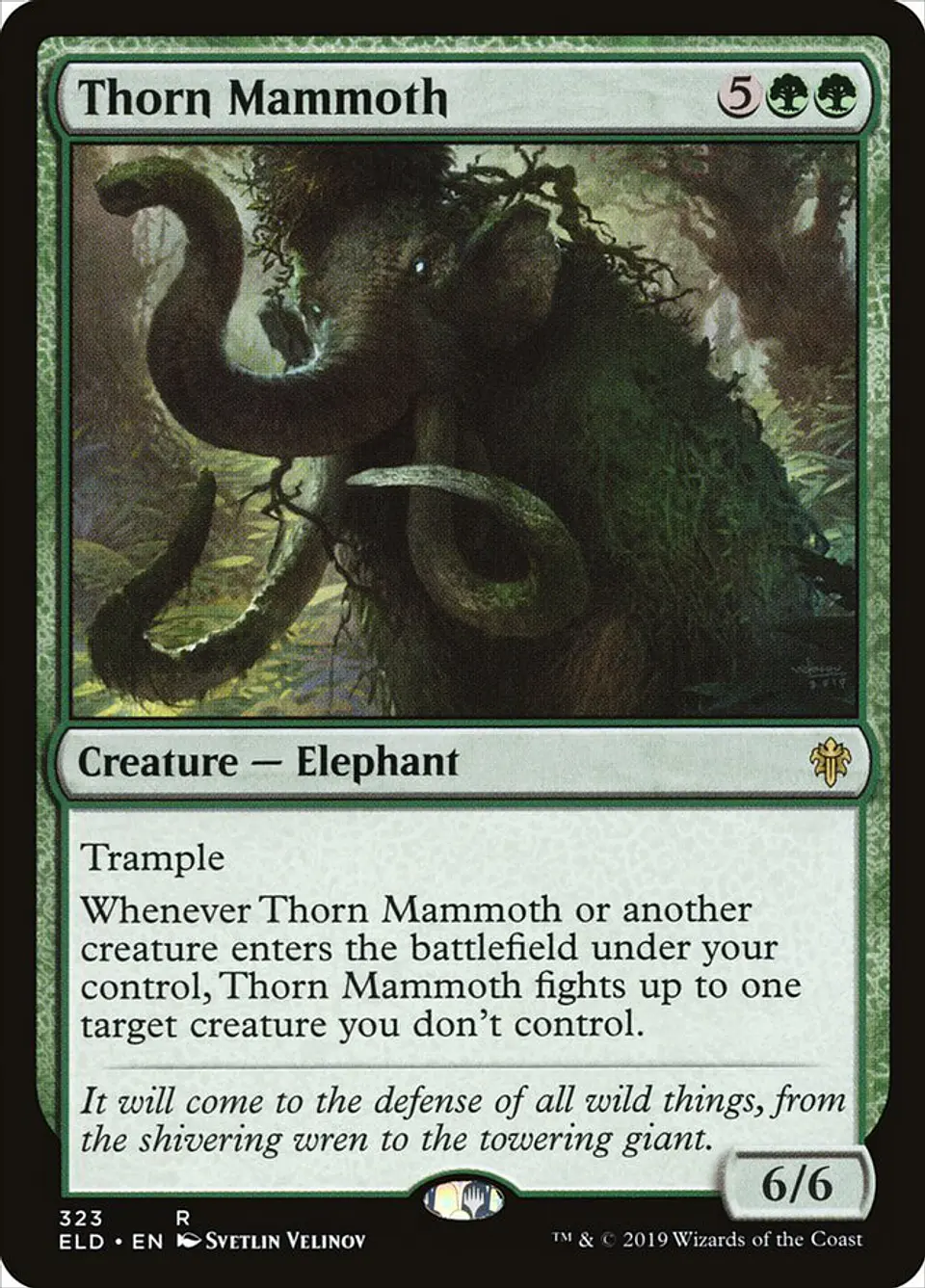 Thorn Mammoth | Inglés | EX | ELD 1