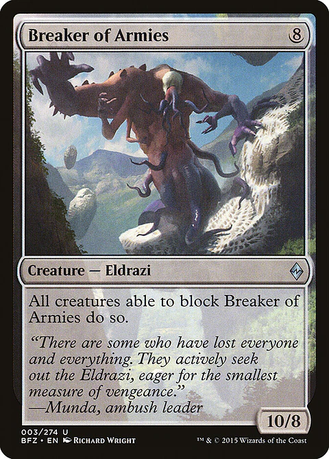 Breaker of Armies | Inglés | EX | BFZ