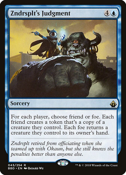 Zndrsplt's Judgment | Inglés | EX | BBD