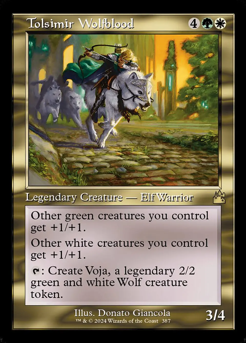 Tolsimir Wolfblood (Retro Frame) | Inglés | EX | RVR 1