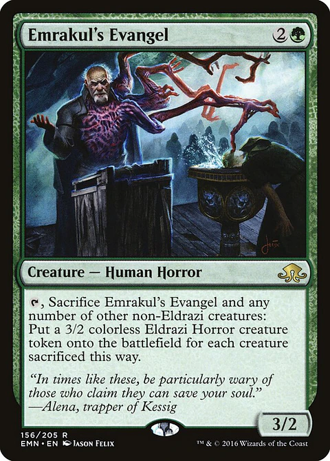 Emrakul's Evangel | Inglés | EX | EMN
