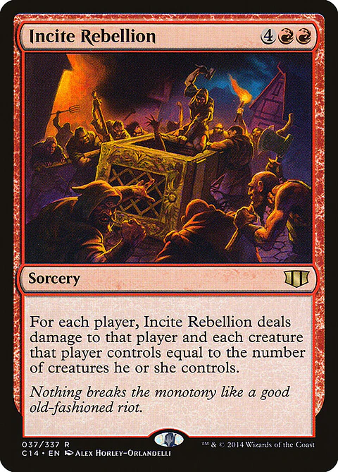 Incite Rebellion | Inglés | EX | C14