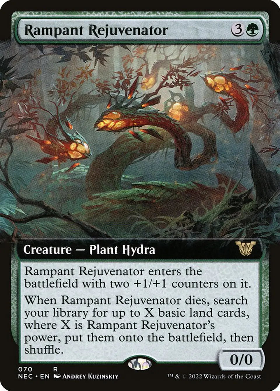 Rampant Rejuvenator (Extended Art) | Inglés | EX | NEC 1