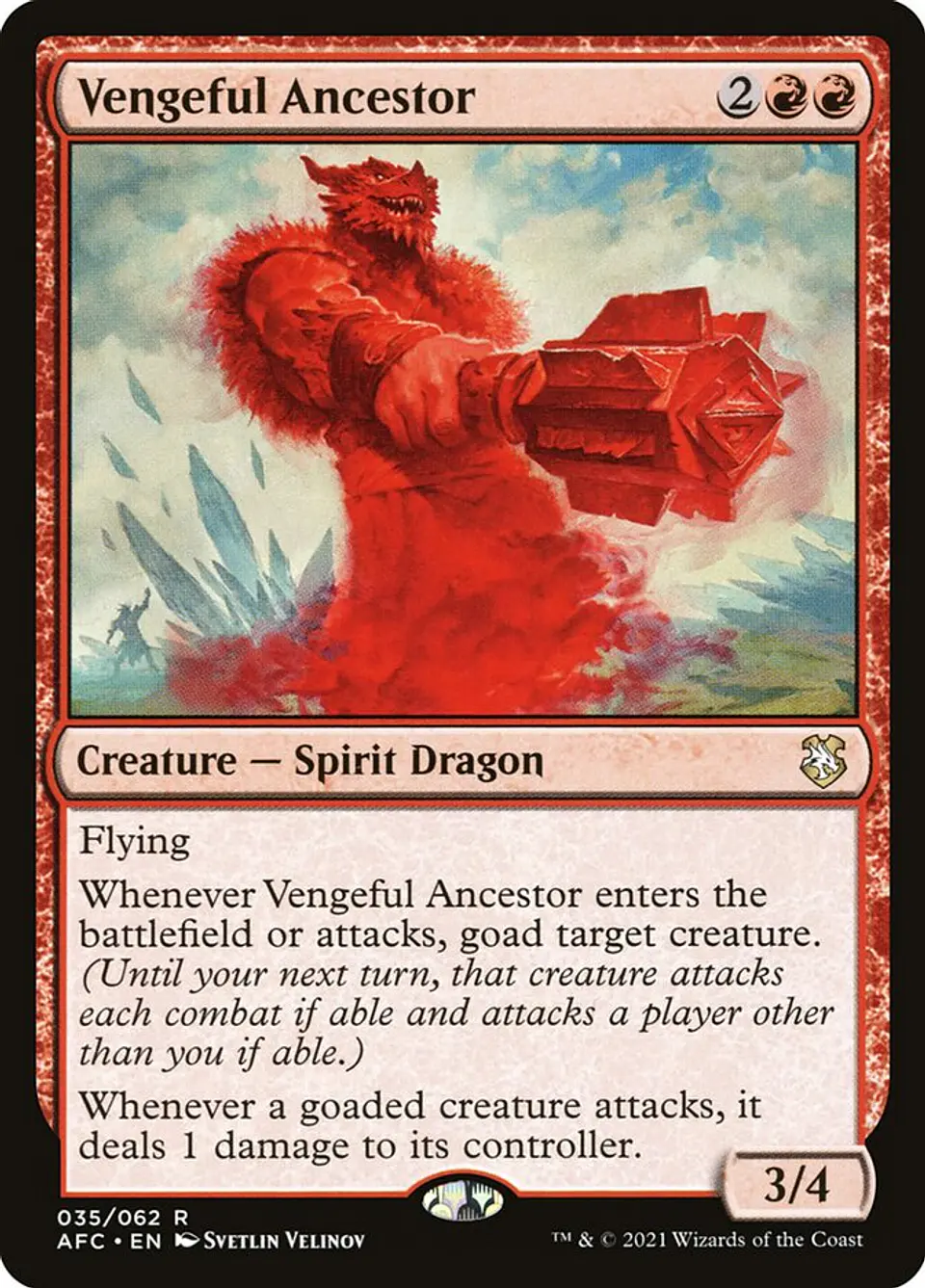 Vengeful Ancestor | Inglés | EX | AFC 1