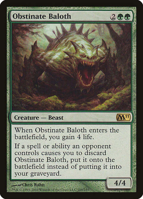 Obstinate Baloth | Inglés | EX | M11