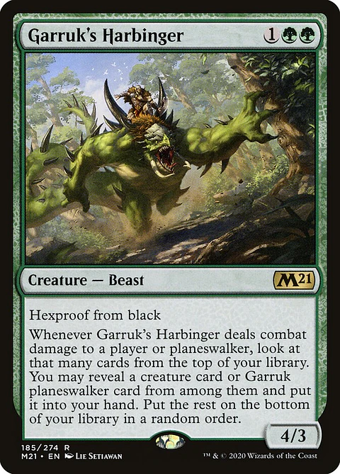 Garruk's Harbinger | Inglés | EX | M21