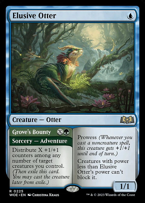 Elusive Otter // Grove's Bounty | Inglés | EX | WOE