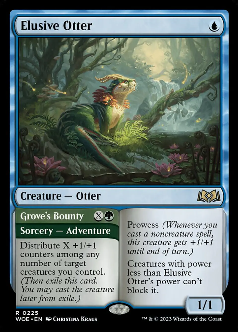 Elusive Otter // Grove's Bounty | Inglés | EX | WOE 1