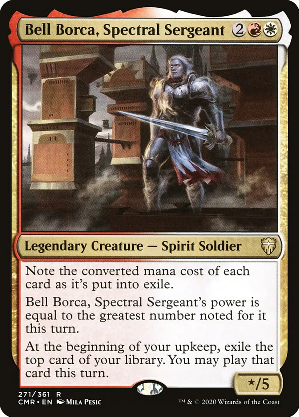 Bell Borca, Spectral Sergeant | Inglés | EX | CMR 1