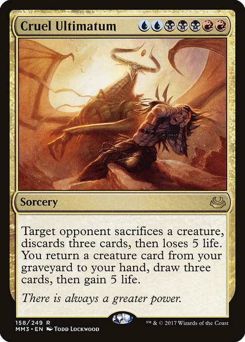 Cruel Ultimatum | Inglés | EX | MM3