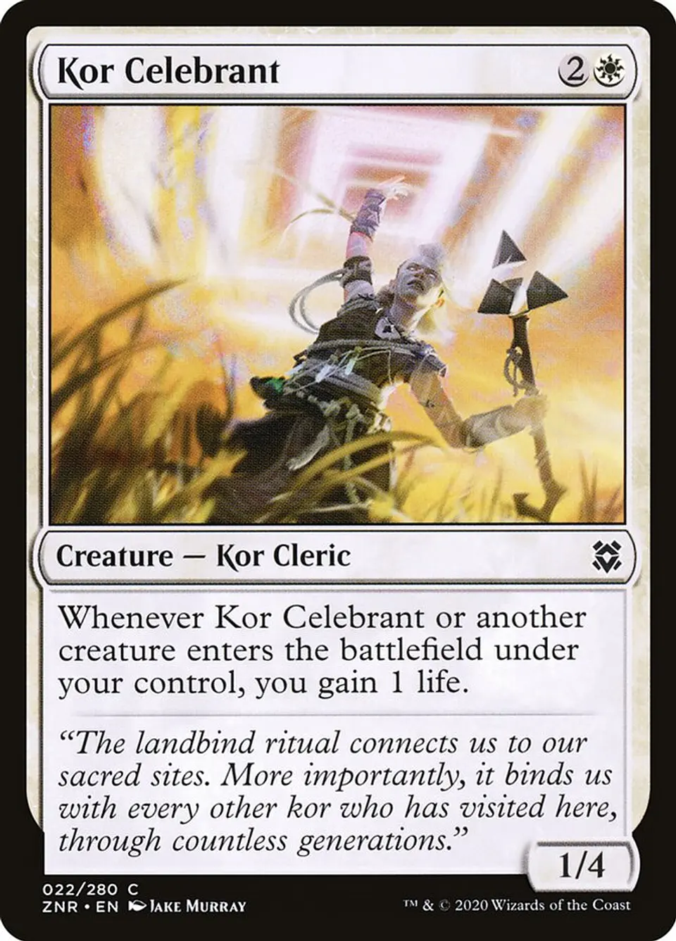 Kor Celebrant | Inglés | EX | ZNR 1