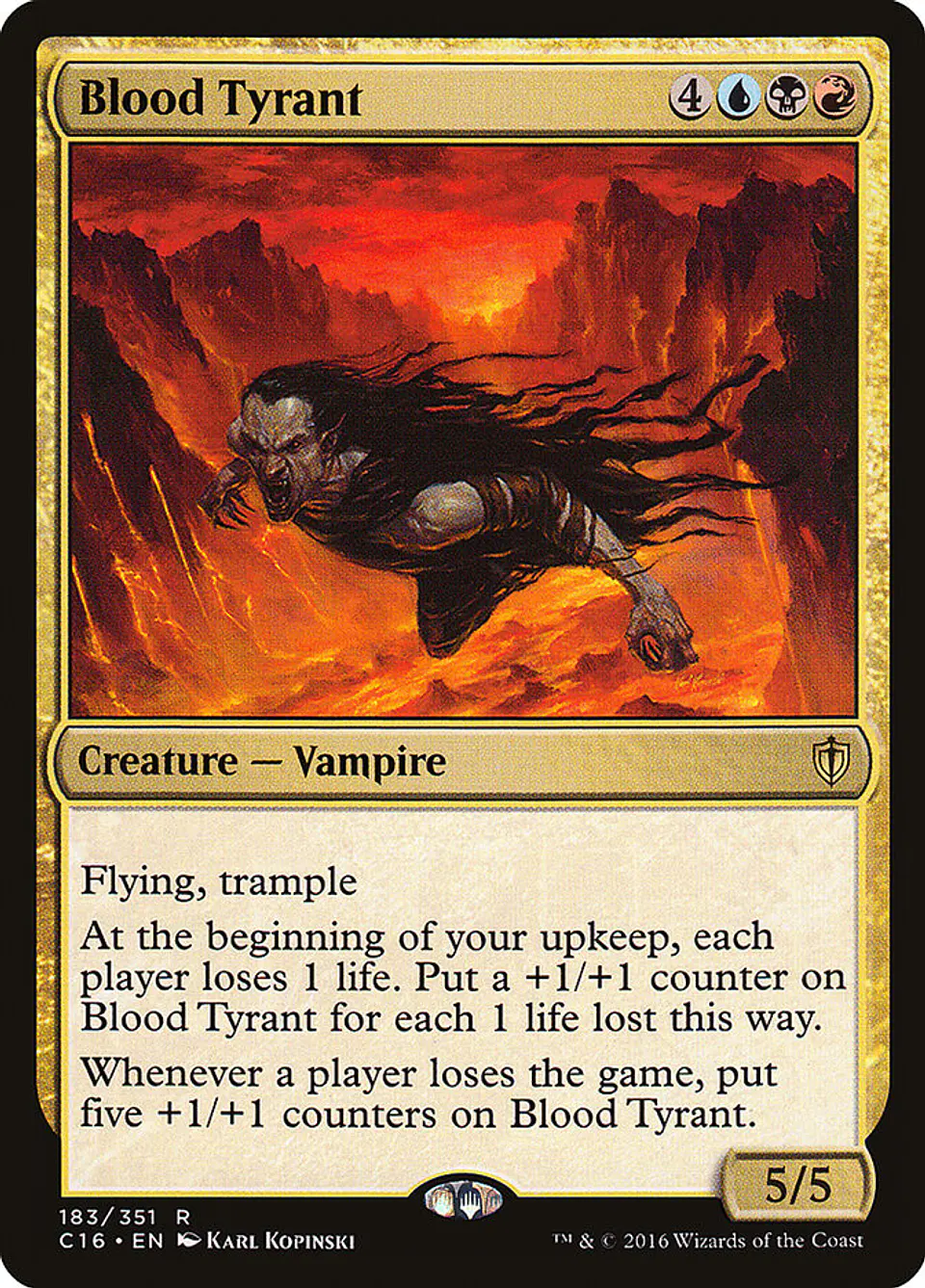 Blood Tyrant | Inglés | EX | C16 1