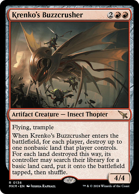 Krenko's Buzzcrusher | Inglés | EX | MKM