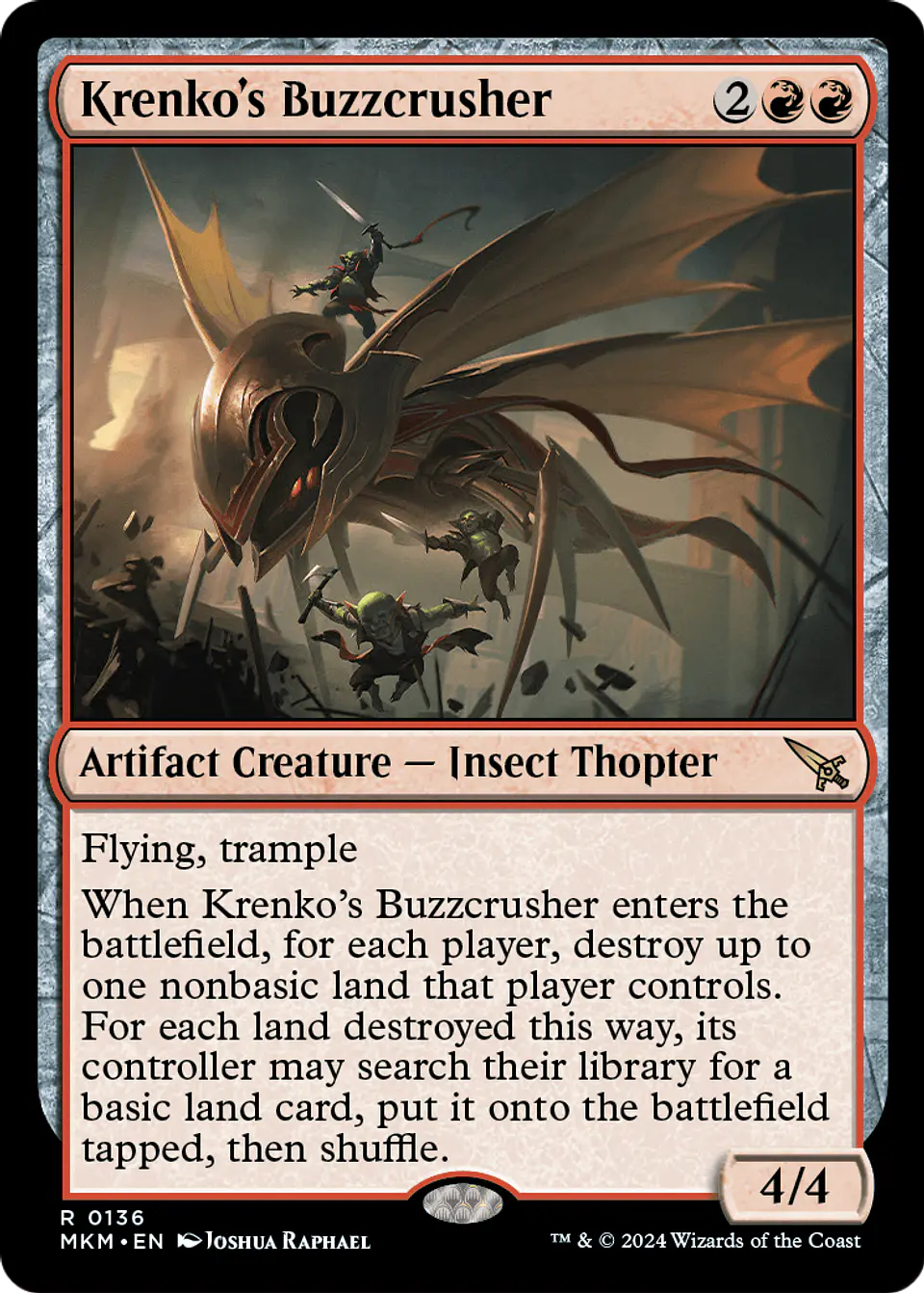 Krenko's Buzzcrusher | Inglés | EX | MKM 1