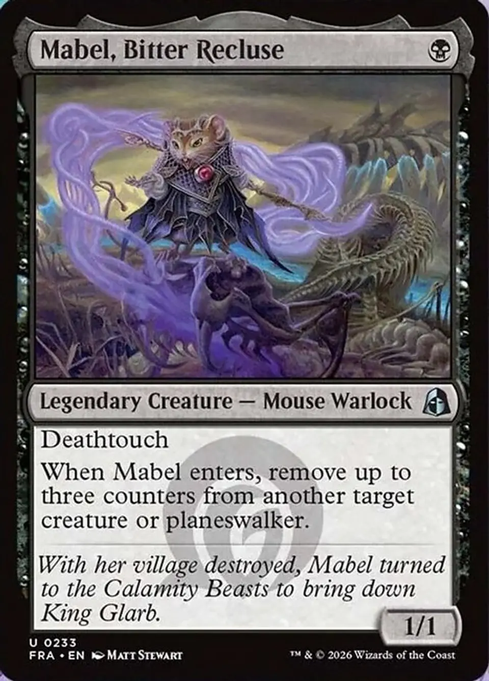 Mabel, Bitter Recluse | Inglés | NM | FRA 1
