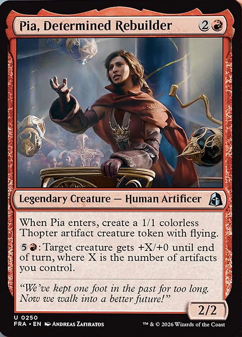 Pia, Determined Rebuilder | Inglés | NM | FRA