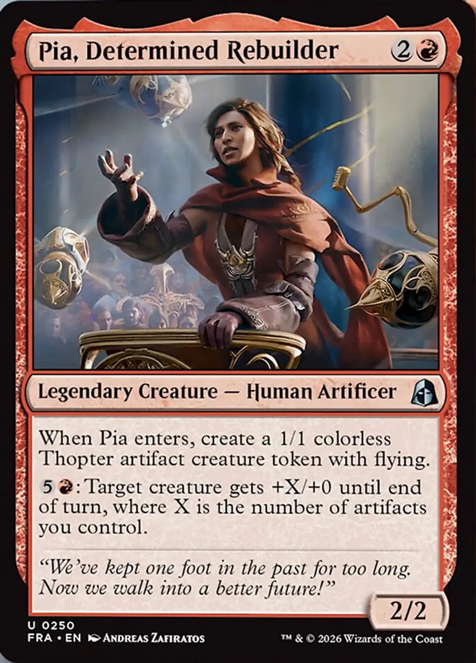 Pia, Determined Rebuilder | Inglés | NM | FRA 1