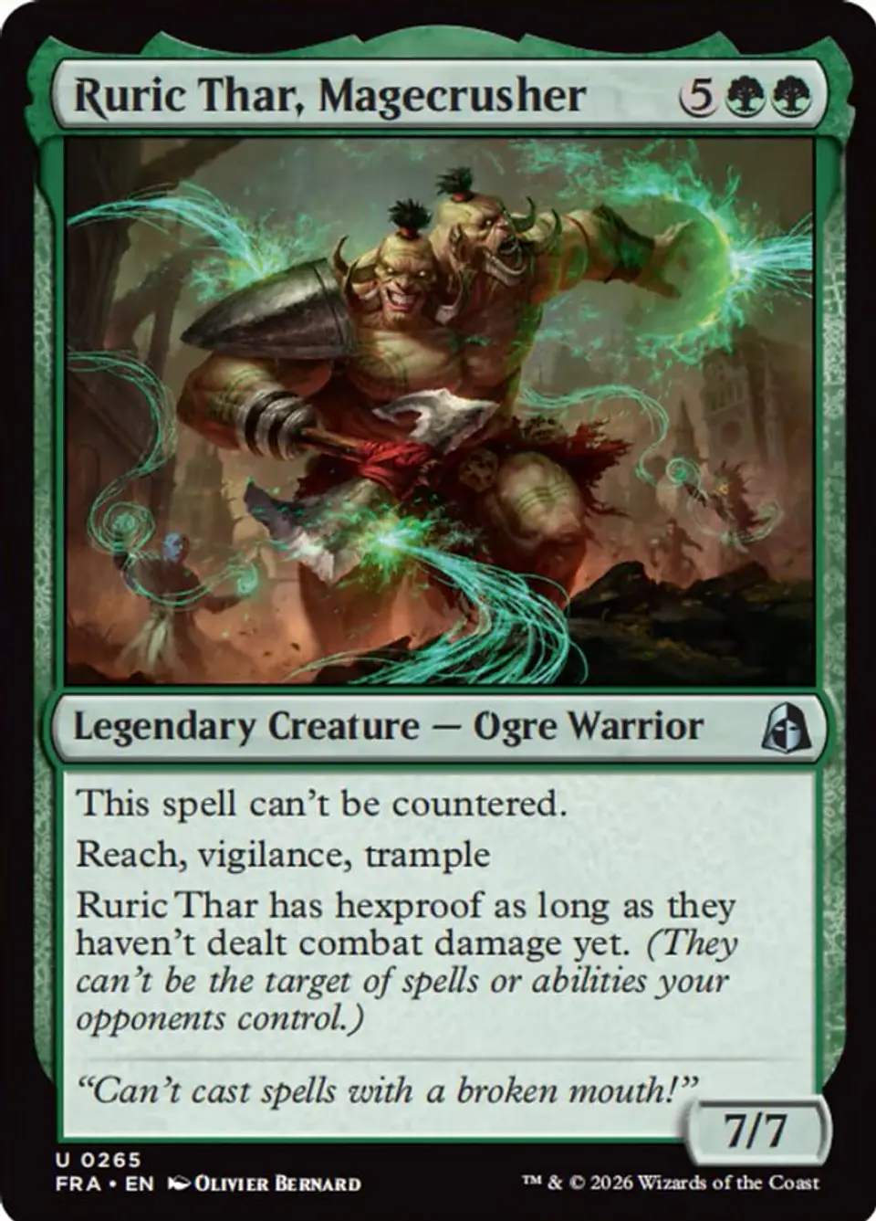 Ruric Thar, Magecrusher | Inglés | NM | FRA 1