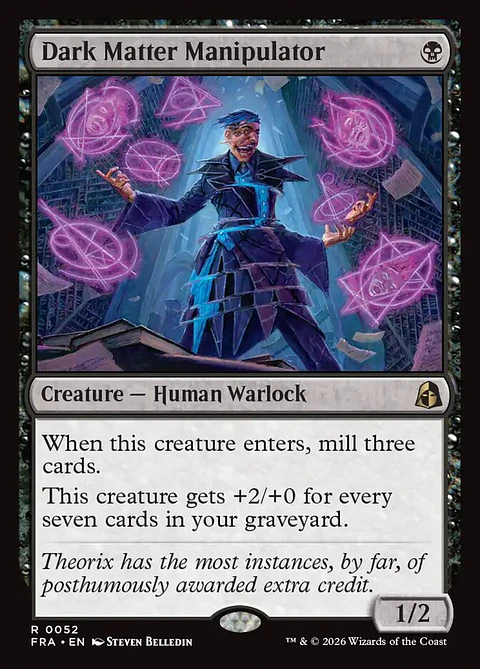 Dark Matter Manipulator | Inglés | NM | FRA