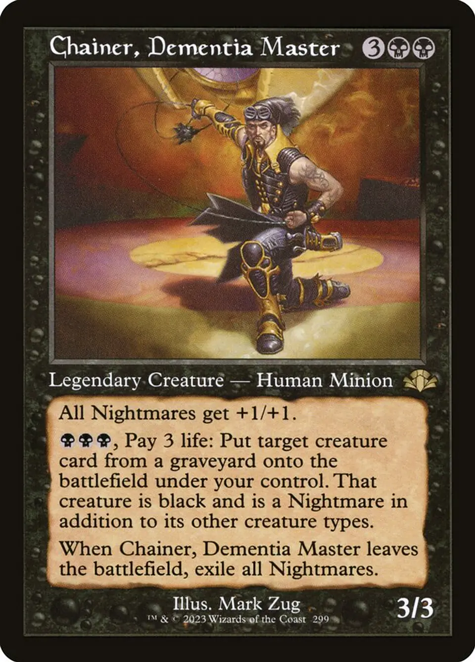 Chainer, Dementia Master (Retro Frame) | Inglés | NM | DMR 1