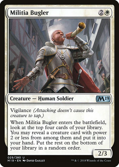 Militia Bugler | Inglés | NM | M19