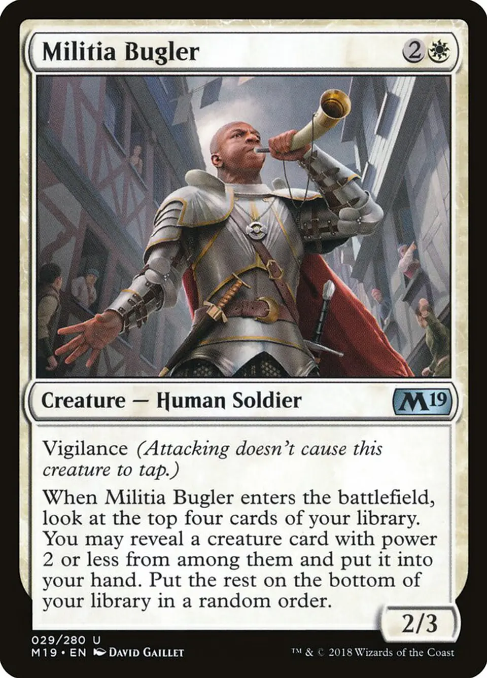 Militia Bugler | Inglés | NM | M19 1