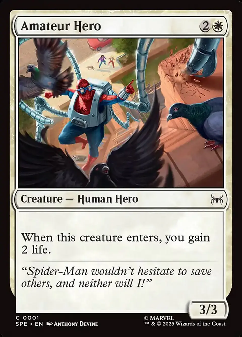 Amateur Hero | Inglés | NM | SPE 1