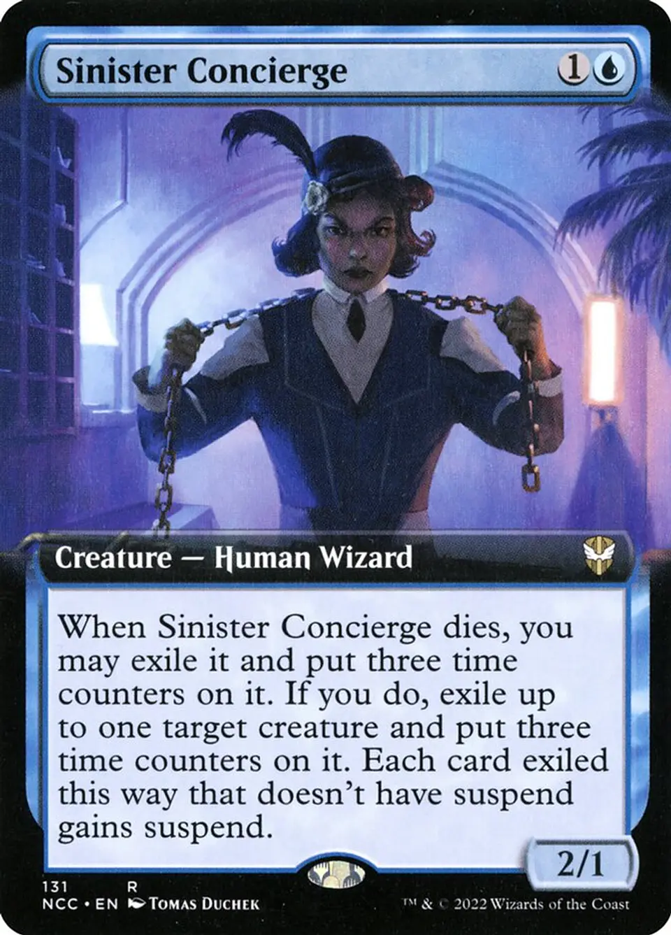 Sinister Concierge (Extended Art) | Inglés | NM | NCC 1