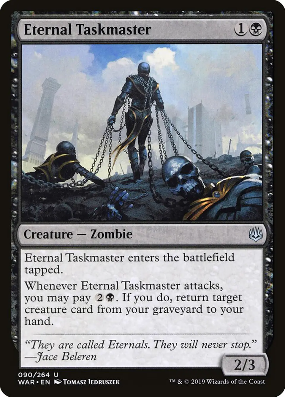 Eternal Taskmaster | Inglés | NM | WAR 1