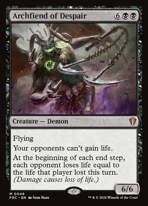 Archfiend of Despair | Inglés | NM | FRC