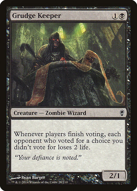Grudge Keeper | Inglés | NM | CNS