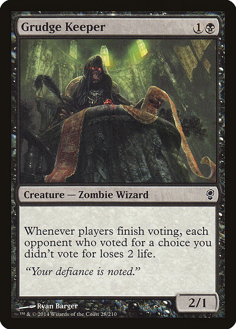 Grudge Keeper | Inglés | NM | CNS 1