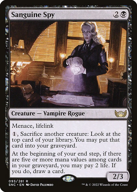 Sanguine Spy | Inglés | NM | SNC