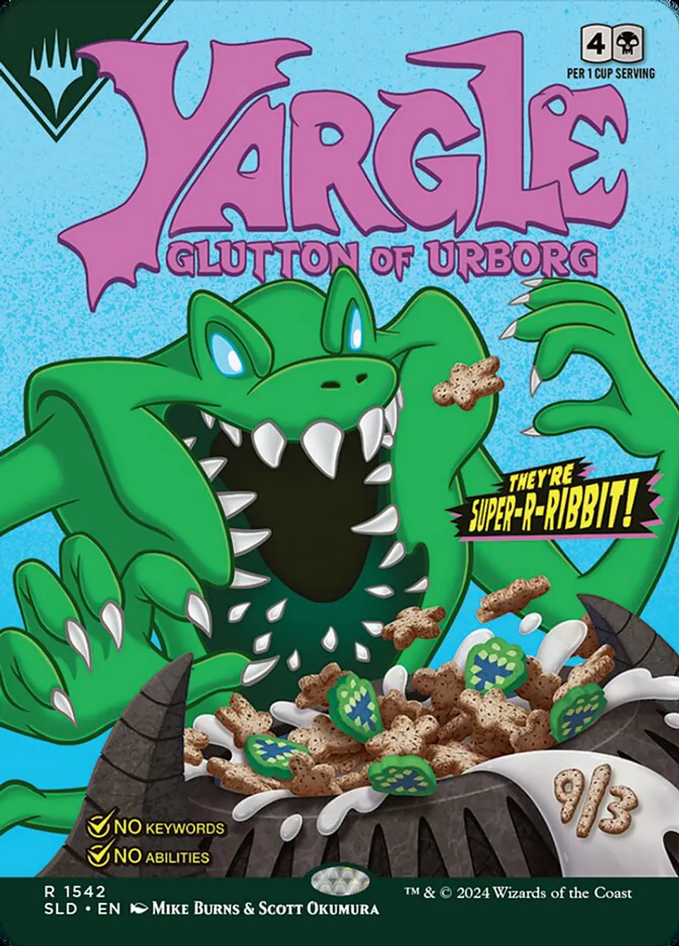 Yargle, Glutton of Urborg // Yargle, Glutton of Urborg (Borderless) | Inglés | NM | SLD 1