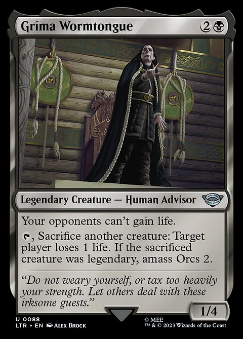 Gríma Wormtongue | Inglés | NM | LTR