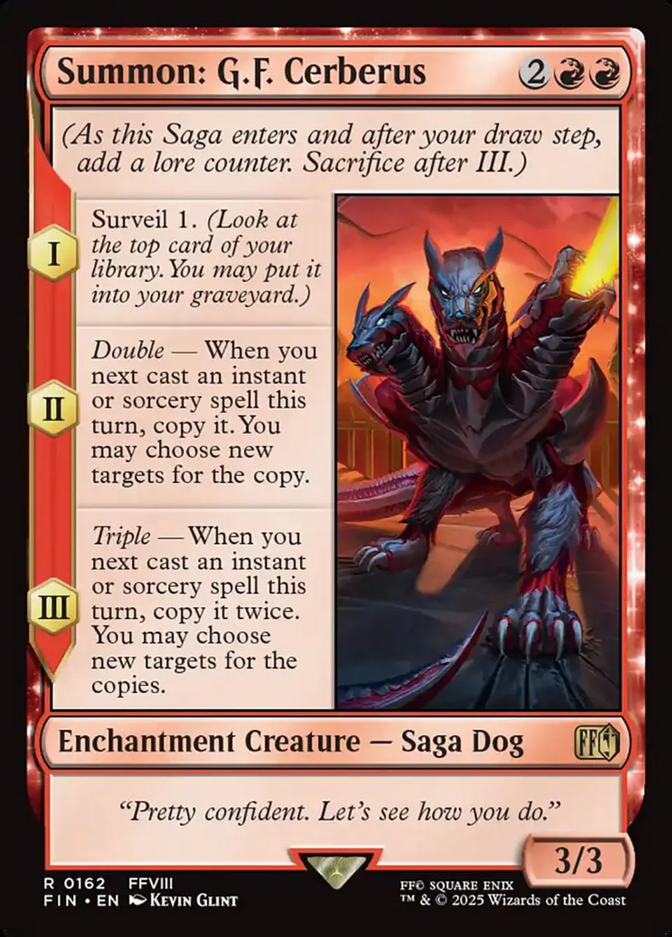 Summon: G.F. Cerberus | Inglés | NM | FIN 1