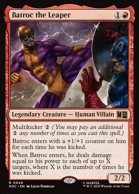 Batroc the Leaper (Surge foil) | Inglés | NM | MSC