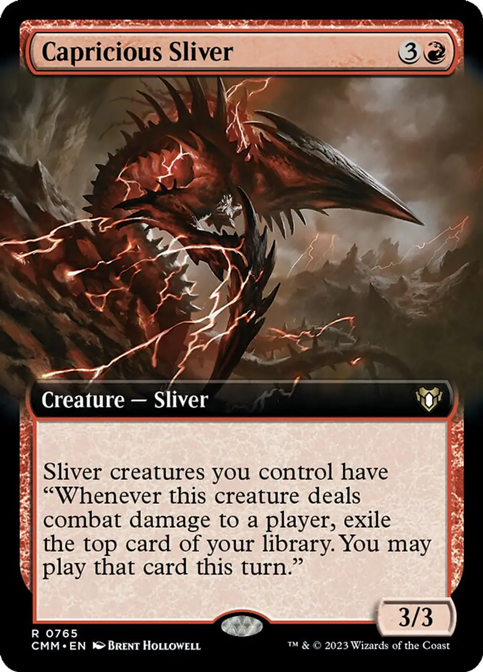 Capricious Sliver (Extended Art) | Inglés | NM | CMM 1