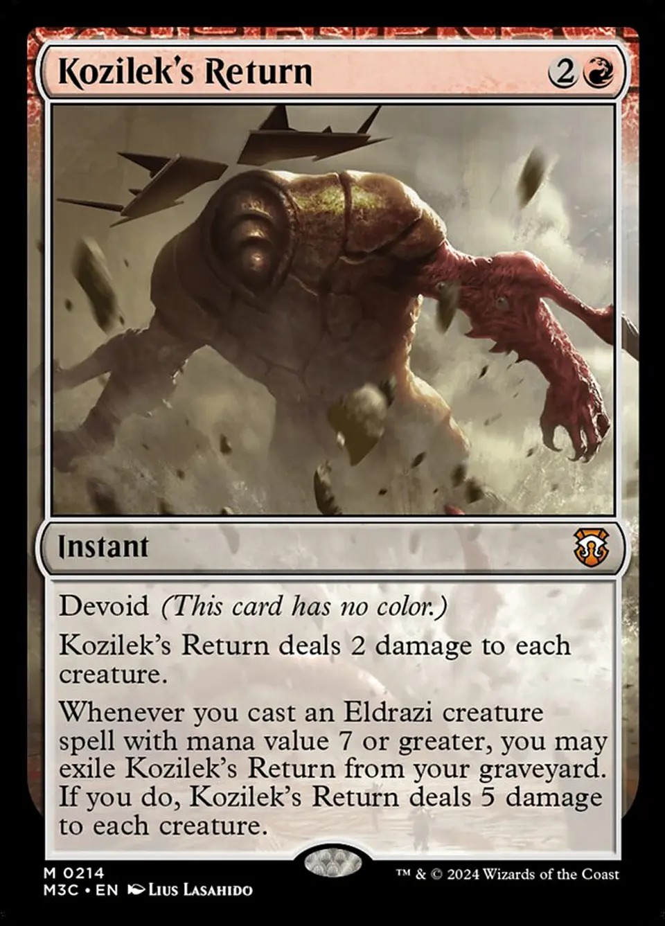 Kozilek's Return | Inglés | NM | M3C 1