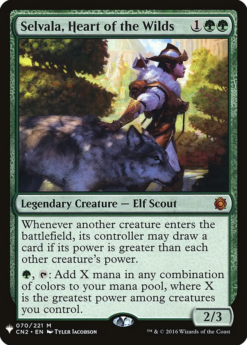 Selvala, Heart of the Wilds | Inglés | NM | PLST 1