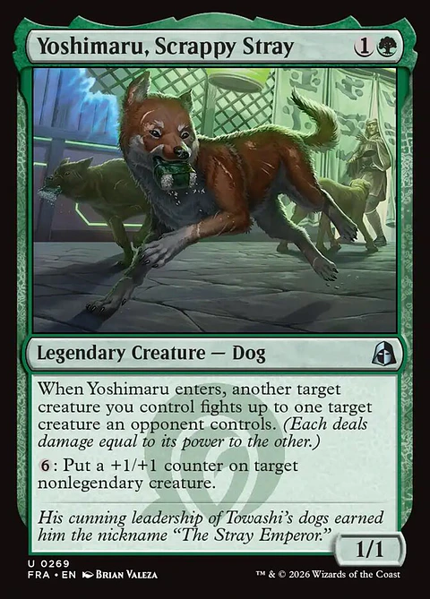 Yoshimaru, Scrappy Stray (foil) | Inglés | NM | FRA
