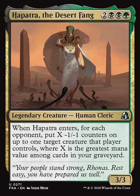 Hapatra, the Desert Fang | Inglés | NM | FRA