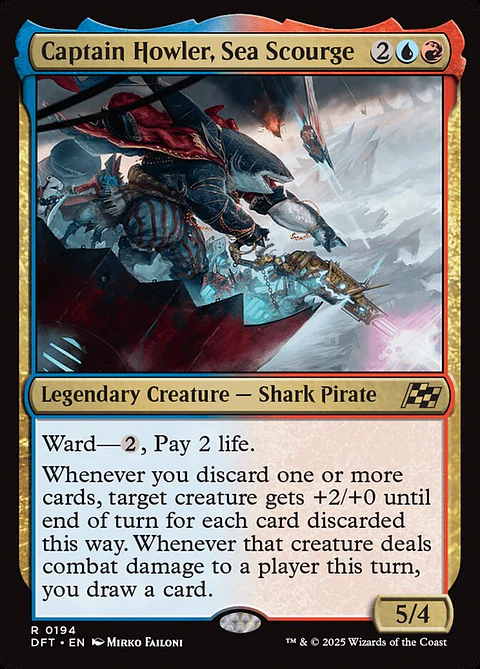 Captain Howler, Sea Scourge | Inglés | NM | DFT