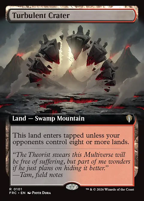 Turbulent Crater (Extended Art) | Inglés | NM | FRC