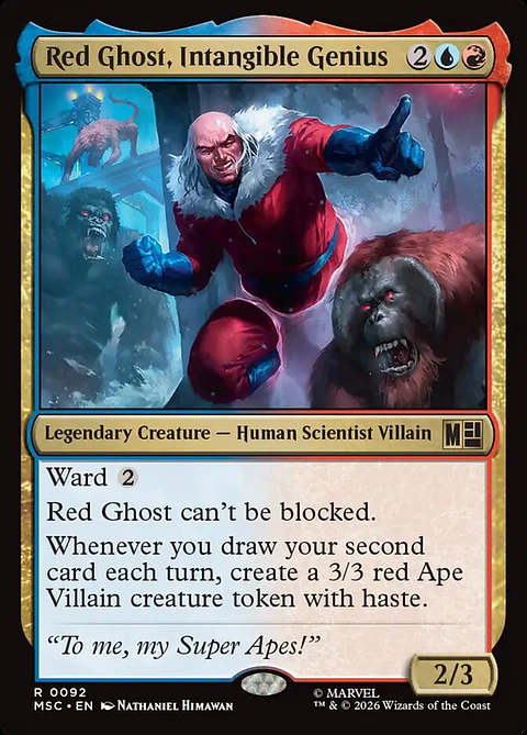 Red Ghost, Intangible Genius (Surge foil) | Inglés | NM | MSC