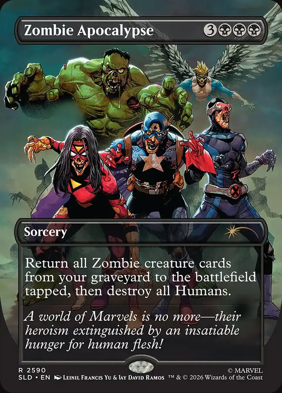 Zombie Apocalypse (Borderless) | Inglés | NM | SLD 1